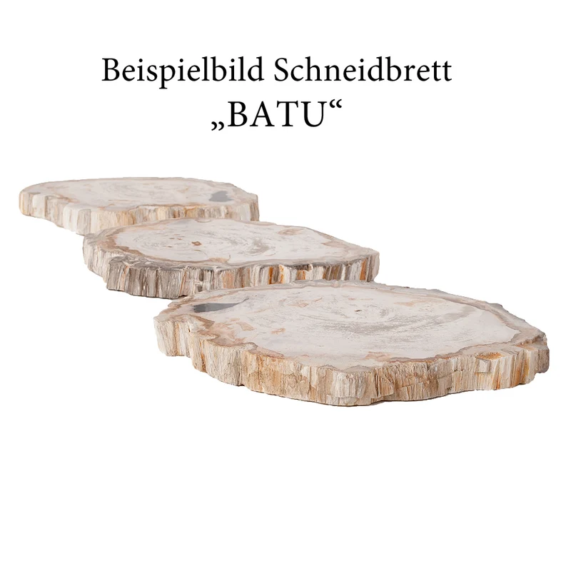 Versteinertes Schneidebrett BATU ca. L25-30cm