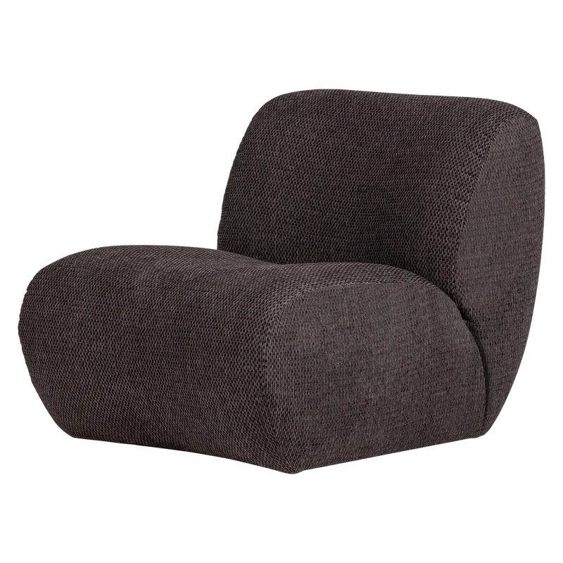 Nomu sessel grob chenille antraciet