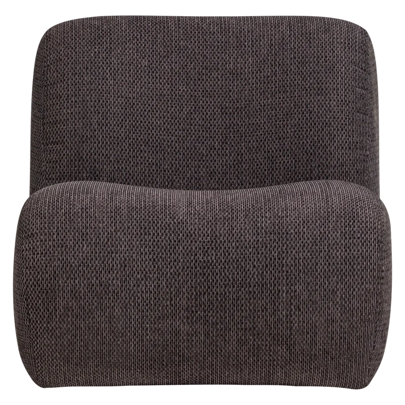 Nomu sessel grob chenille antraciet