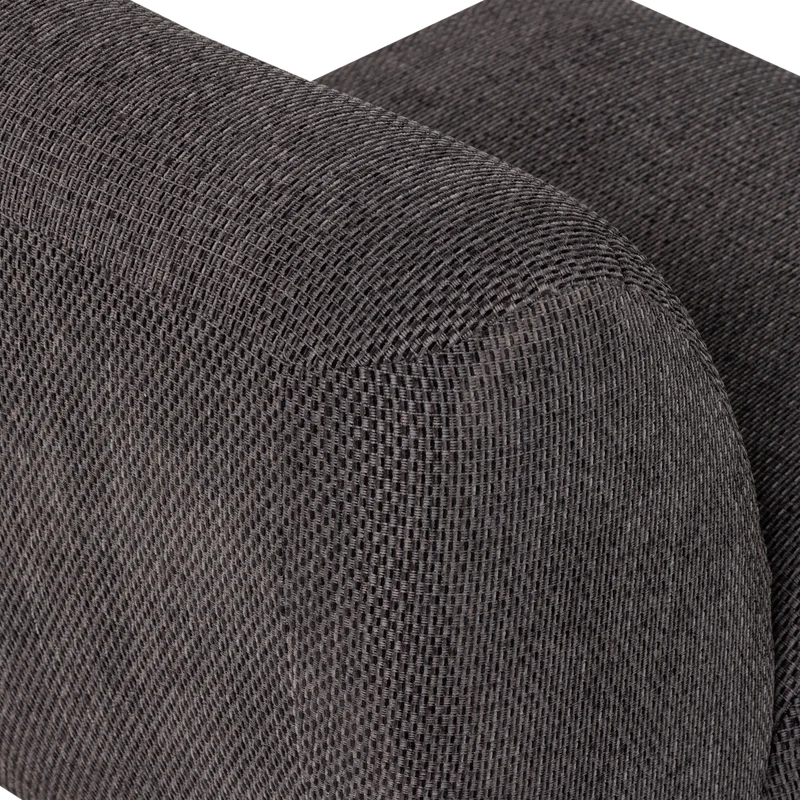 Nomu sessel grob chenille antraciet