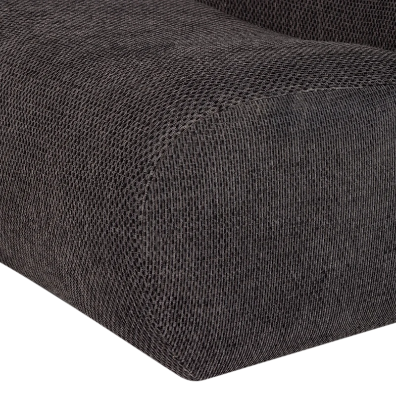 Nomu sessel grob chenille antraciet