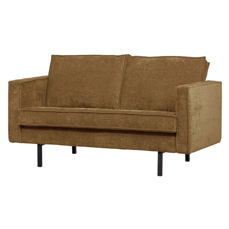 Rodeo 2-Sitzer-Sofa gerippter honinggelb