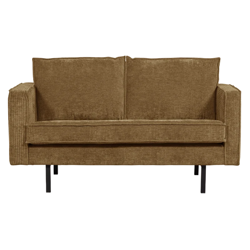 Rodeo 2-Sitzer-Sofa gerippter honinggelb