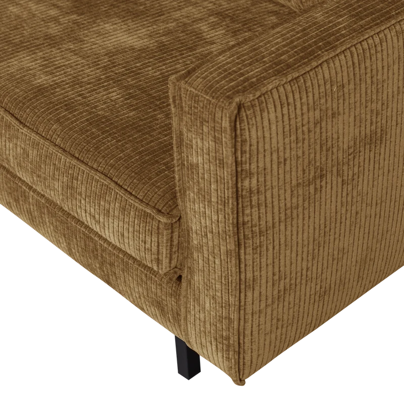 Rodeo 2-Sitzer-Sofa gerippter honinggelb