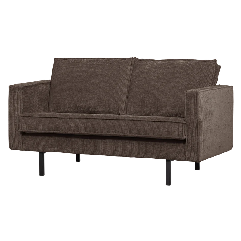 Rodeo 2-Sitzer-Sofa gerippter braun