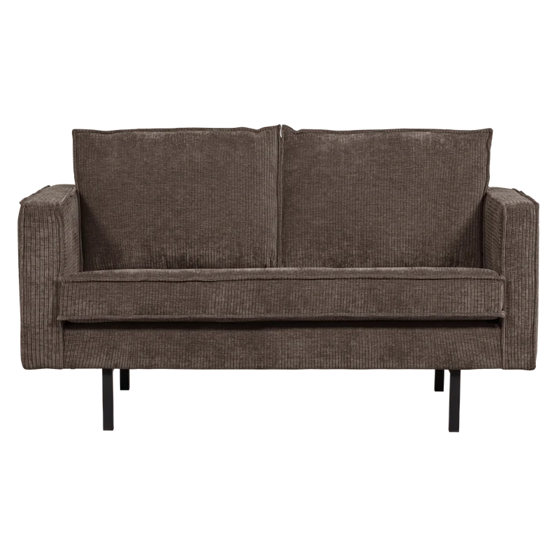 Rodeo 2-Sitzer-Sofa gerippter braun