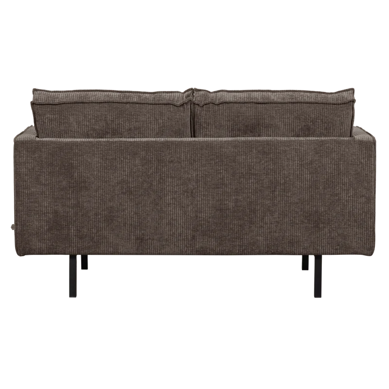 Rodeo 2-Sitzer-Sofa gerippter braun