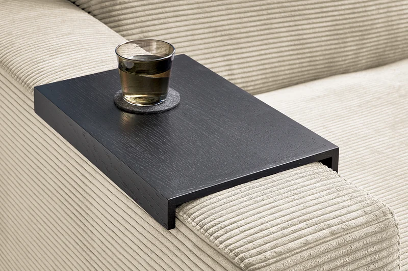 KAWOLA Big Sofa MADELINE Stoff petrol