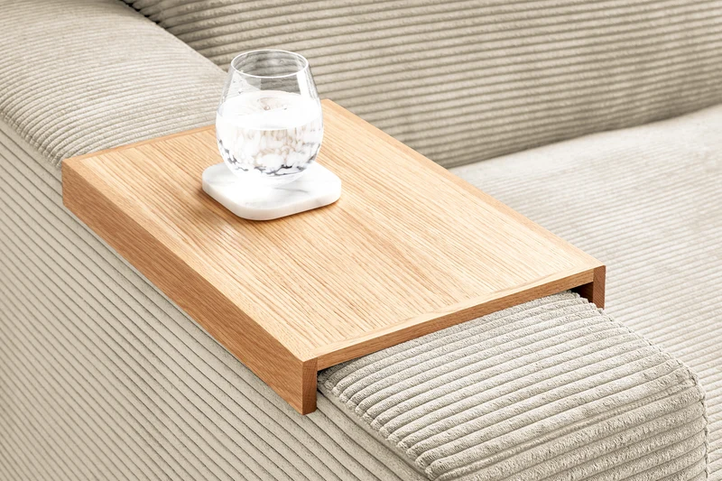 KAWOLA Big Sofa MADELINE Stoff petrol