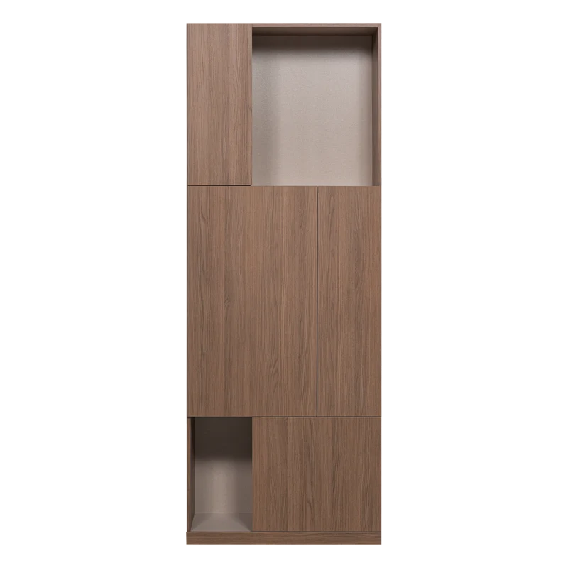 Build ablageschrank 80 cm eichendekor braun