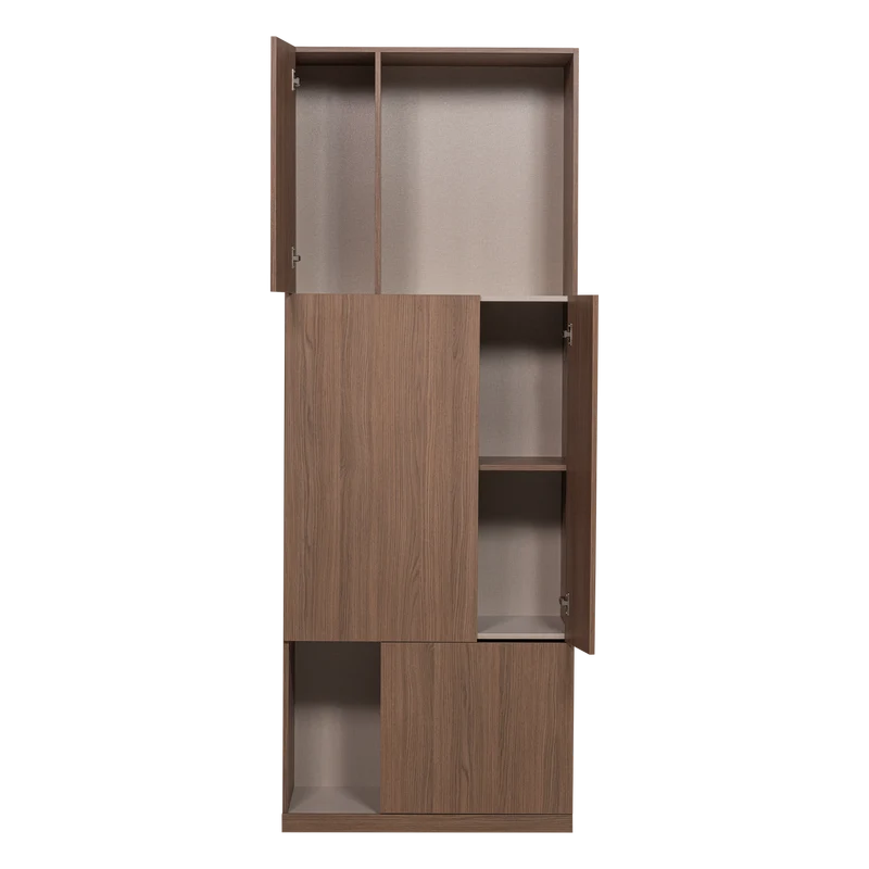 Build ablageschrank 80 cm eichendekor braun
