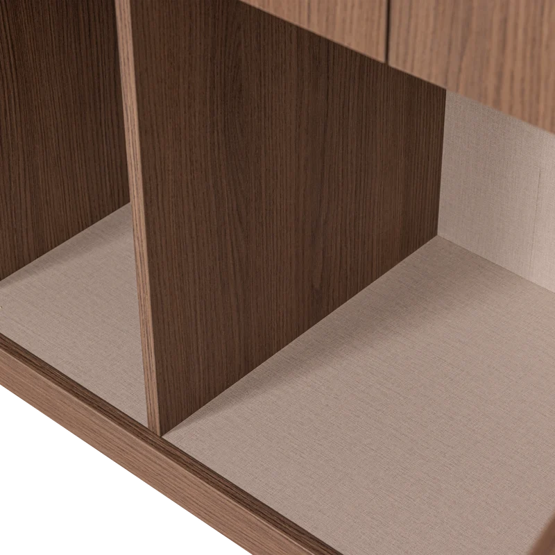 Build ablageschrank 80 cm eichendekor braun