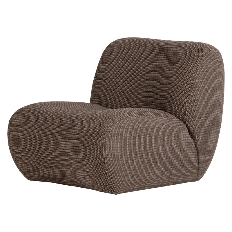 Nomu sessel grob chenille braun