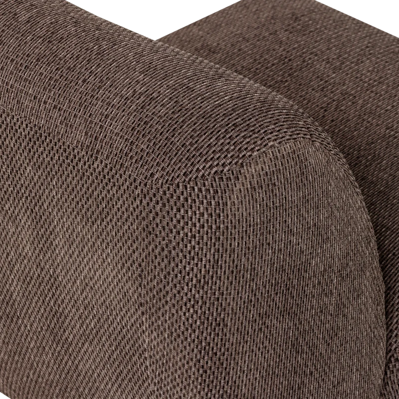 Nomu sessel grob chenille braun