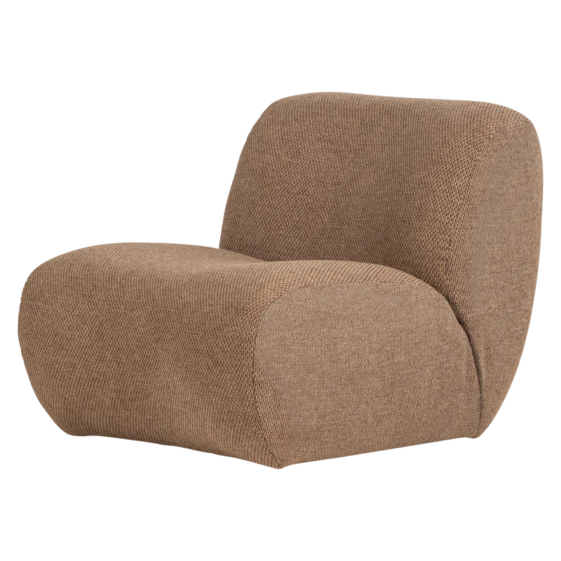 Nomu sessel grob chenille hellbraun
