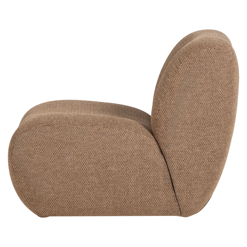 Nomu sessel grob chenille hellbraun