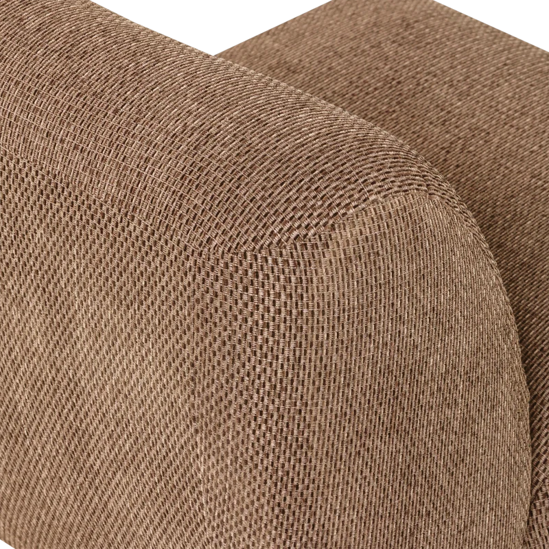 Nomu sessel grob chenille hellbraun