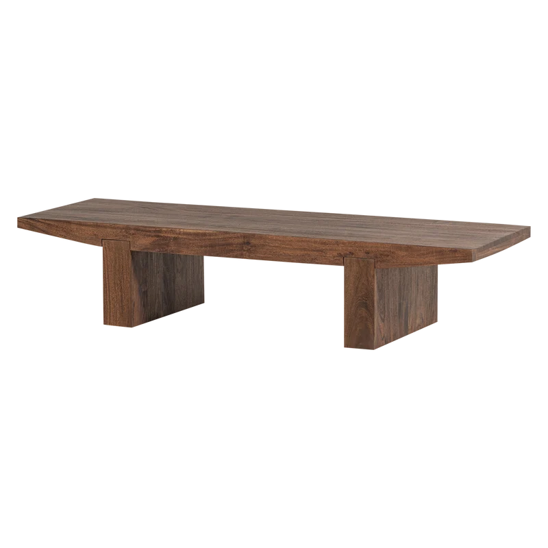 Eron couchtisch acacia holz braun