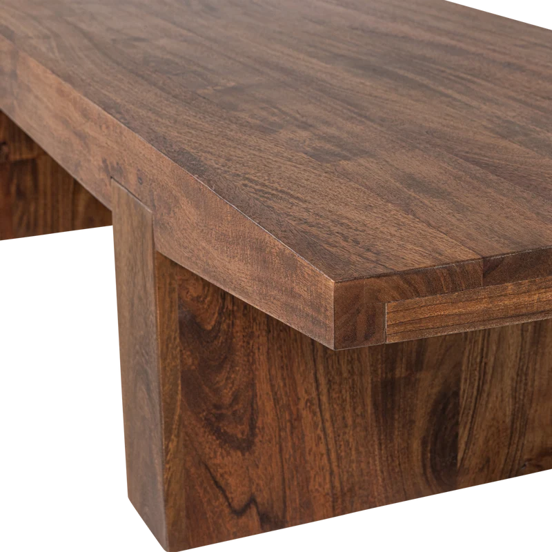 Eron couchtisch acacia holz braun