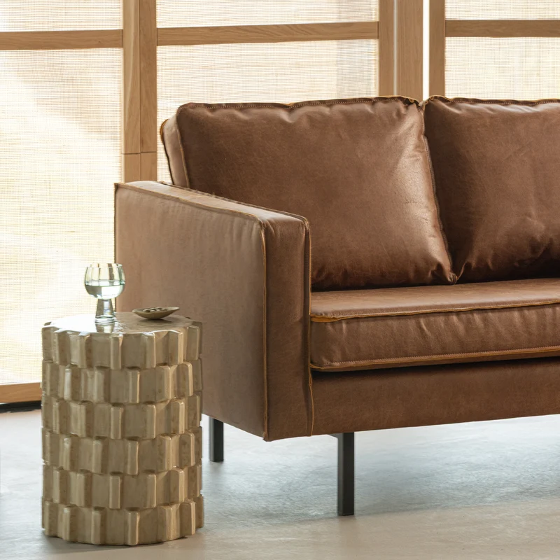 Rodeo 2-Sitzer-Sofa ecoleder cognac