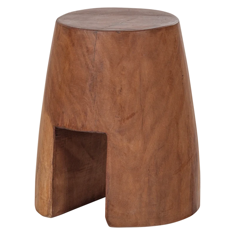 Viri hocker holz natur