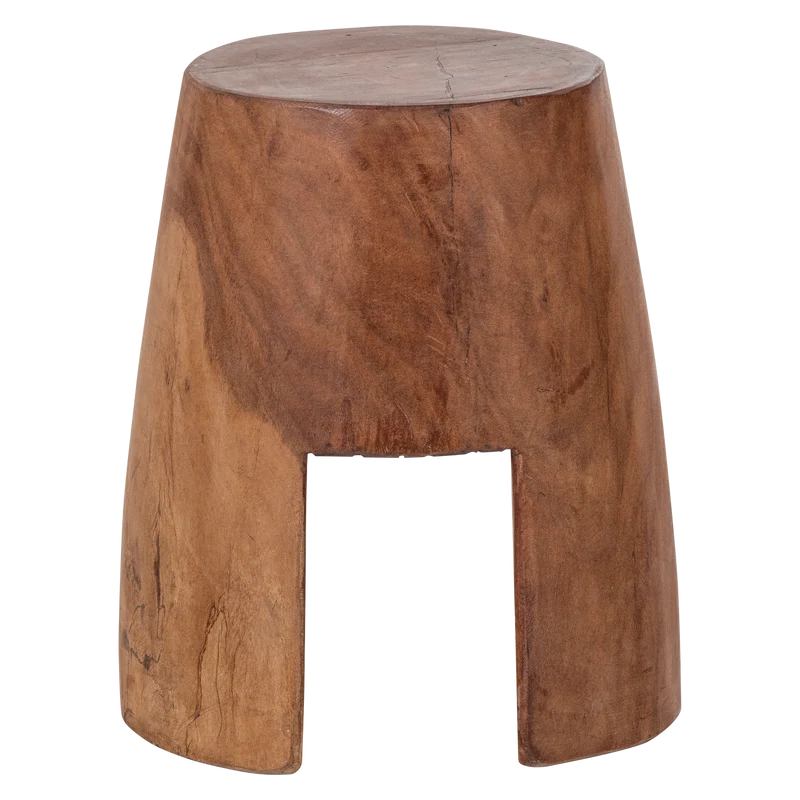 Viri hocker holz natur