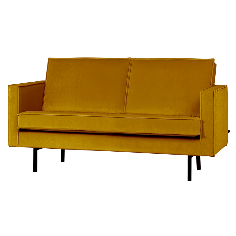 Rodeo 2-Sitzer-Sofa velvet okergelb