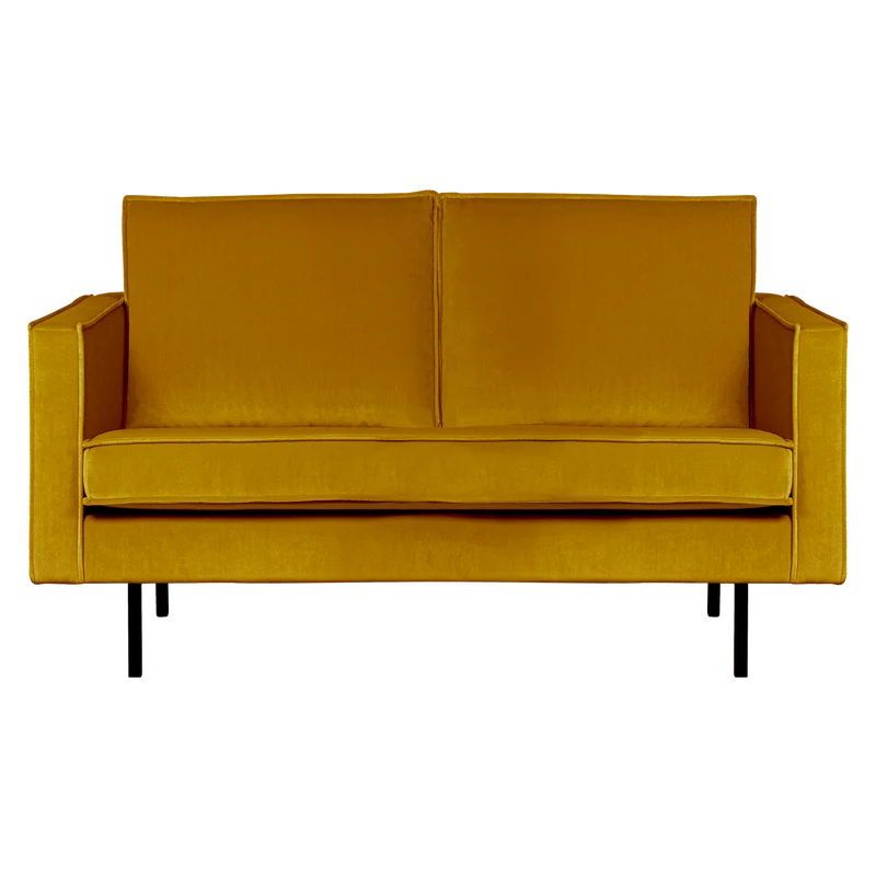 Rodeo 2-Sitzer-Sofa velvet okergelb