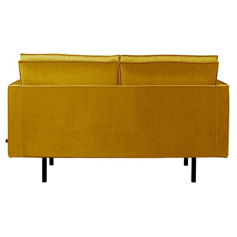 Rodeo 2-Sitzer-Sofa velvet okergelb