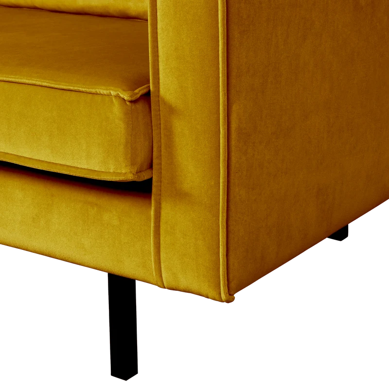 Rodeo 2-Sitzer-Sofa velvet okergelb