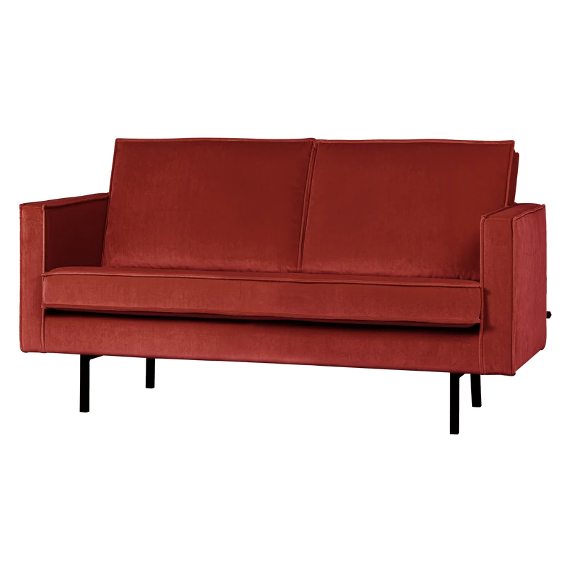 Rodeo 2-Sitzer-Sofa velvet kastanie braun