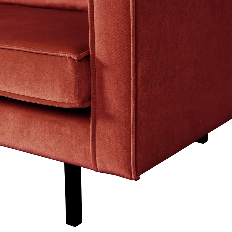 Rodeo 2-Sitzer-Sofa velvet kastanie braun