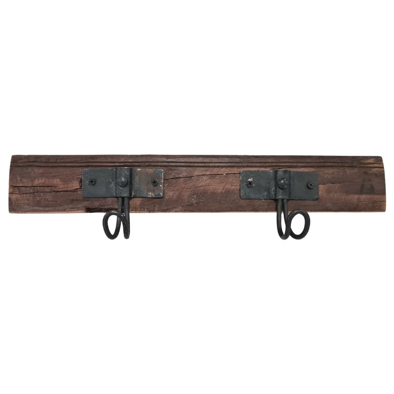 Massive Garderobe VECCHIO 40cm natural recyceltes Holz