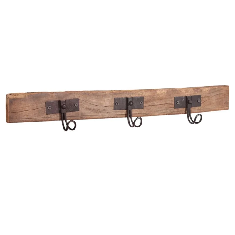 Massive Garderobe VECCHIO 60cm natural recyceltes Holz