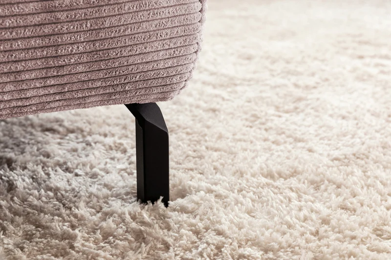 KAWOLA Sofa DELIA Ecksofa Cord rosa