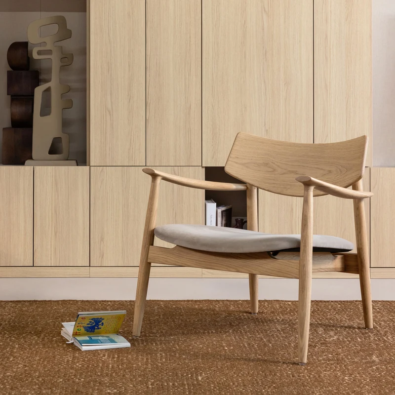 Bask Sessel Eiche Holz Natur
