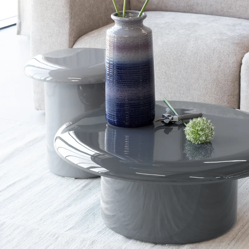 Alvo couchtisch mdf hochglanz dunkelgrau