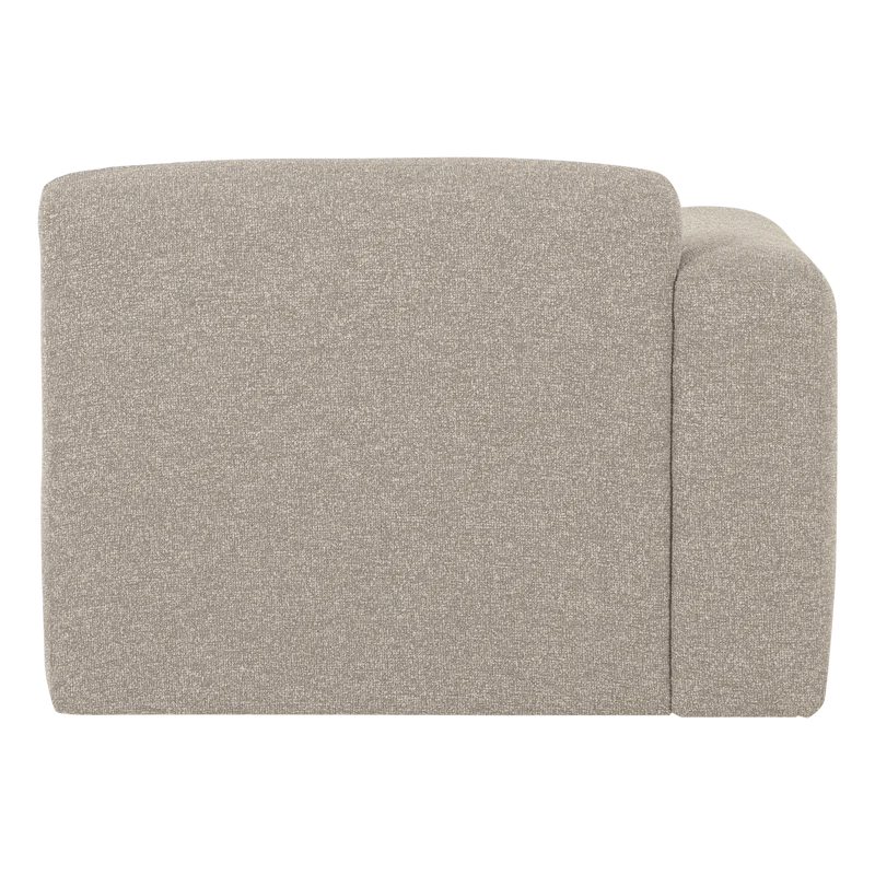 Mojo Base 1-Sitzer-Element Armlehne links Bouclé Beige