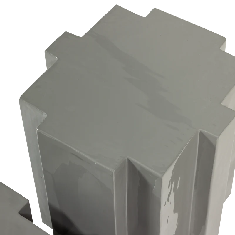 Set v 2 - Jasmir beistelltische metall grau