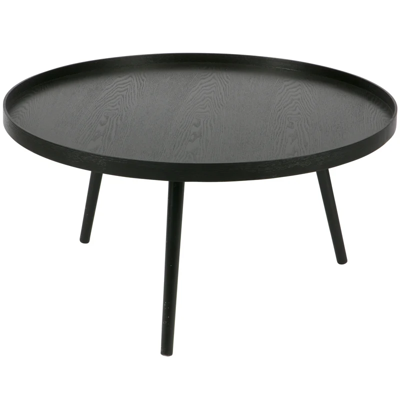 Mesa XL holz beistelltisch schwarz