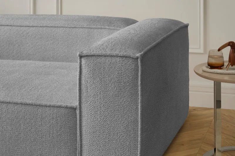 KAWOLA Sofa CARMO Ecksofa Stoff grau
