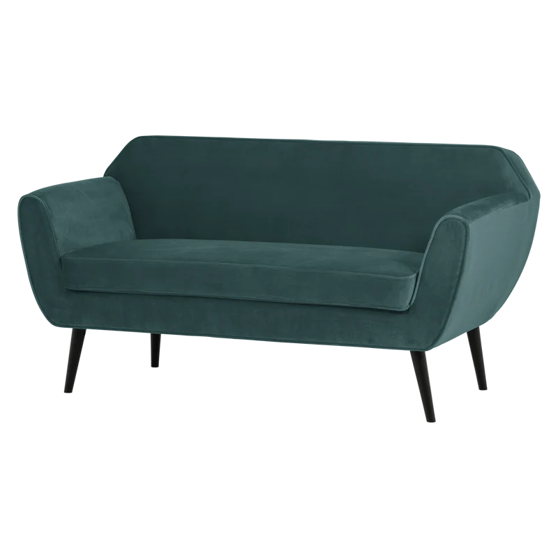 Rocco sofa 150 cm samt teal