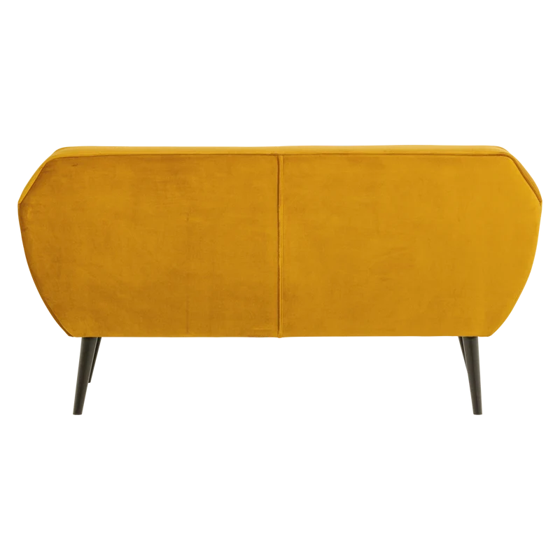 Rocco sofa 150 cm samt okergelb