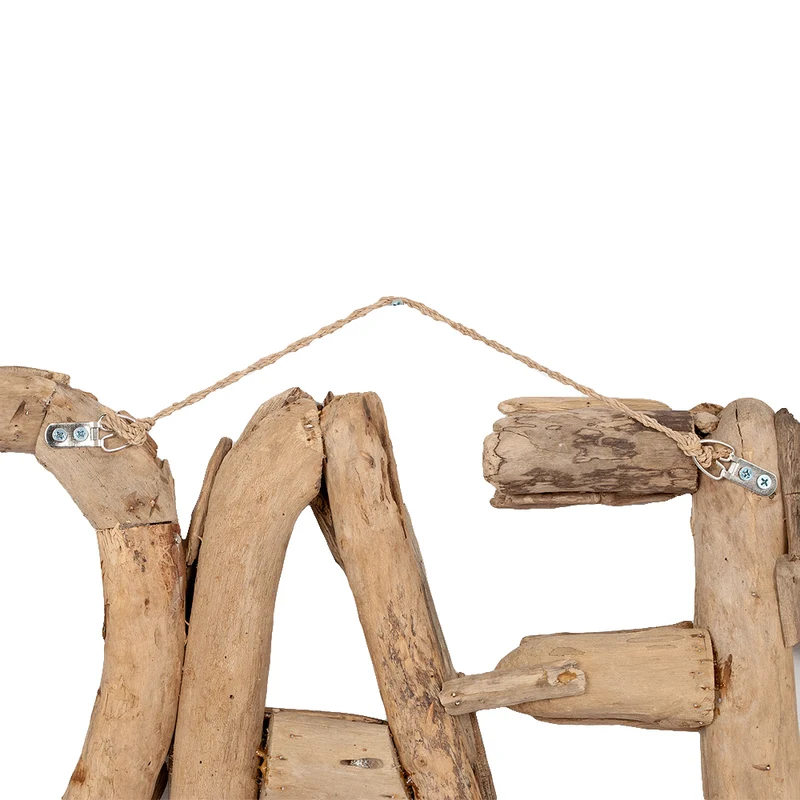 Wand-Deko-Objekt PEACE Natural ca. L80cm Treibholz