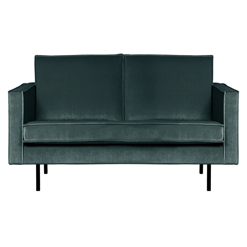 Rodeo 2-Sitzer-Sofa velvet grün/blau