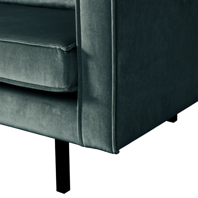 Rodeo 2-Sitzer-Sofa velvet grün/blau
