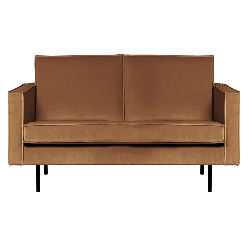 Rodeo 2-Sitzer-Sofa velvet honinggeel