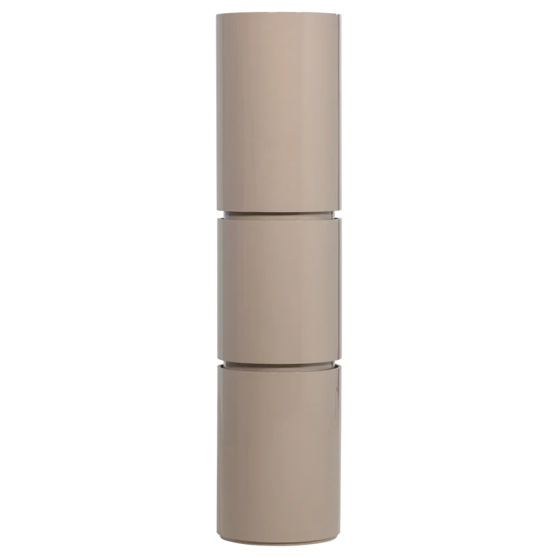 Sera runder schrank 188xø45 cm holz glanz sand