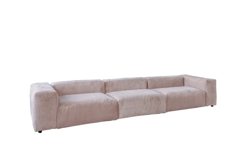 KAWOLA Sofa MIA Modulares Sofa 8-tlg. Cord taupe