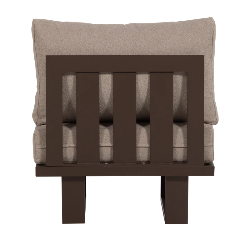 Loungesessel/1-Sitzer Element Aluminium braun